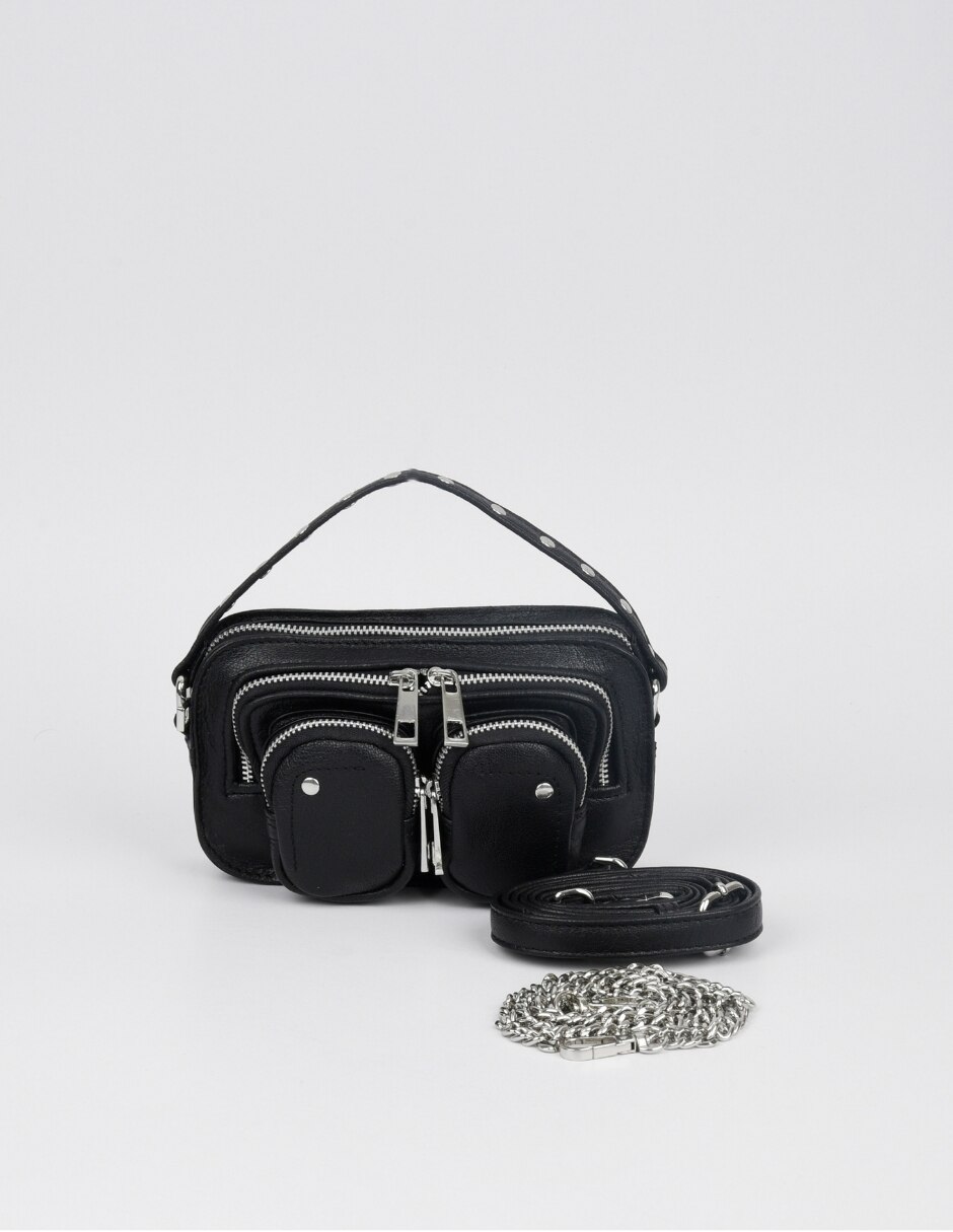 Bolsa crossbody Basic Bestsellers de piel para mujer 2