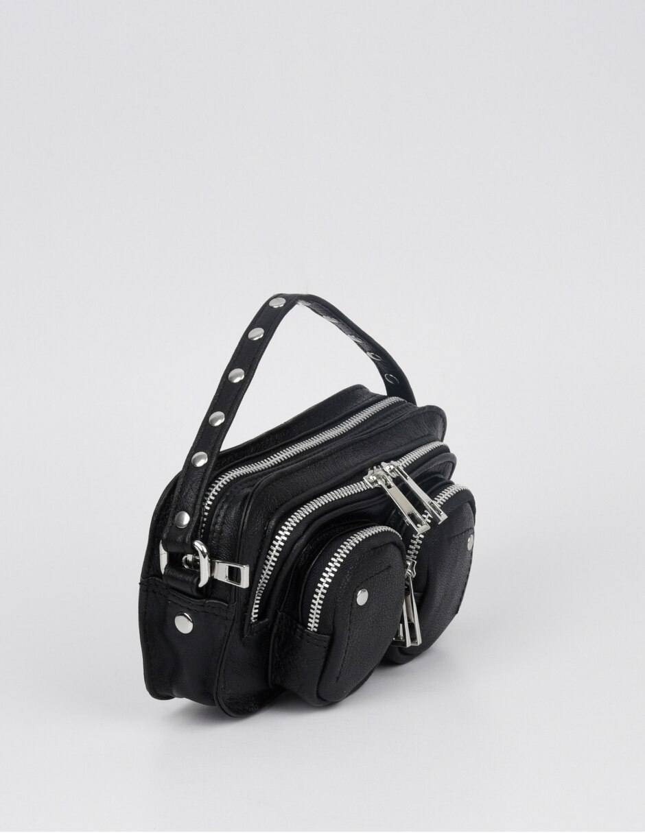 Bolsa crossbody Basic Bestsellers de piel para mujer 3