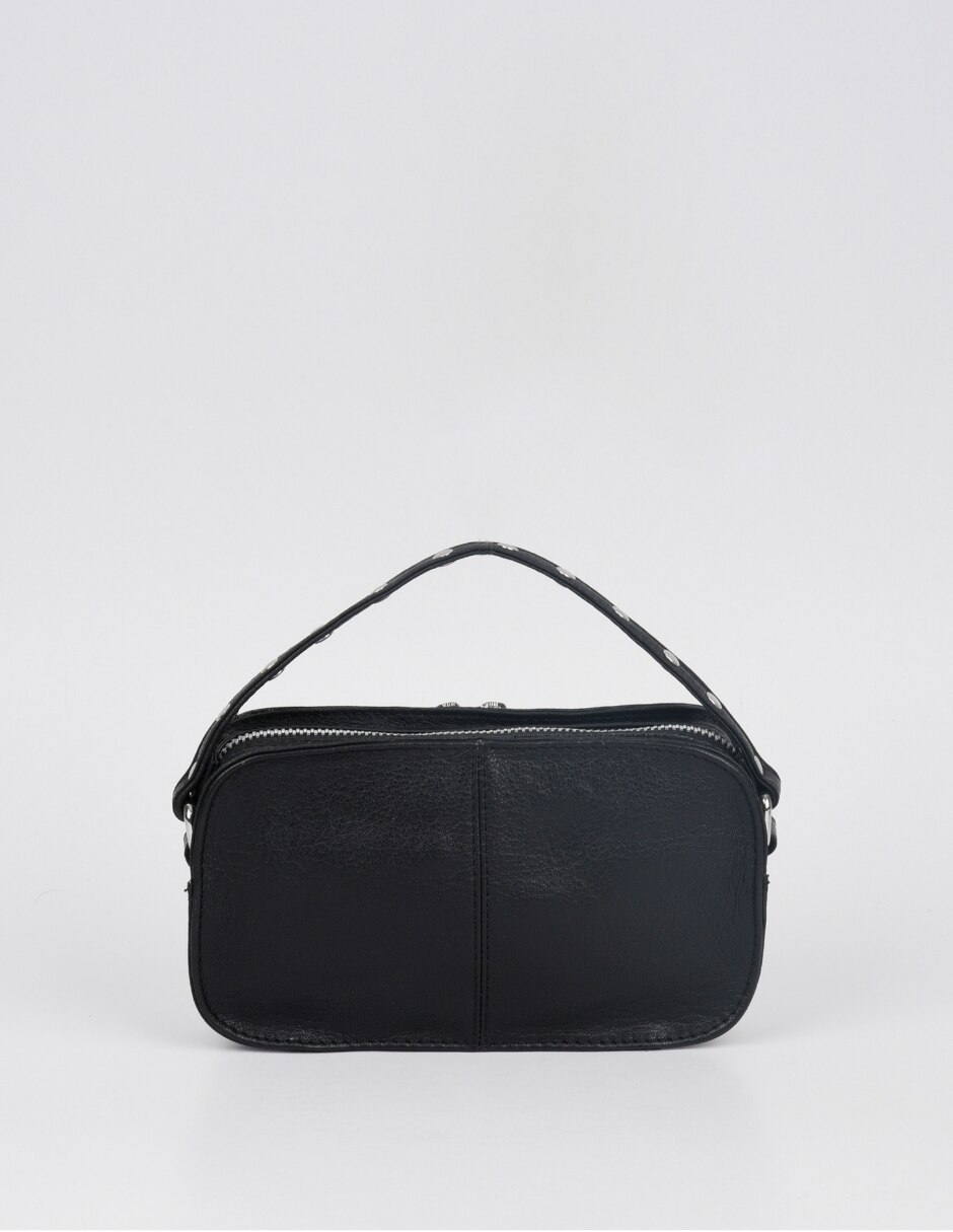 Bolsa crossbody Basic Bestsellers de piel para mujer 4