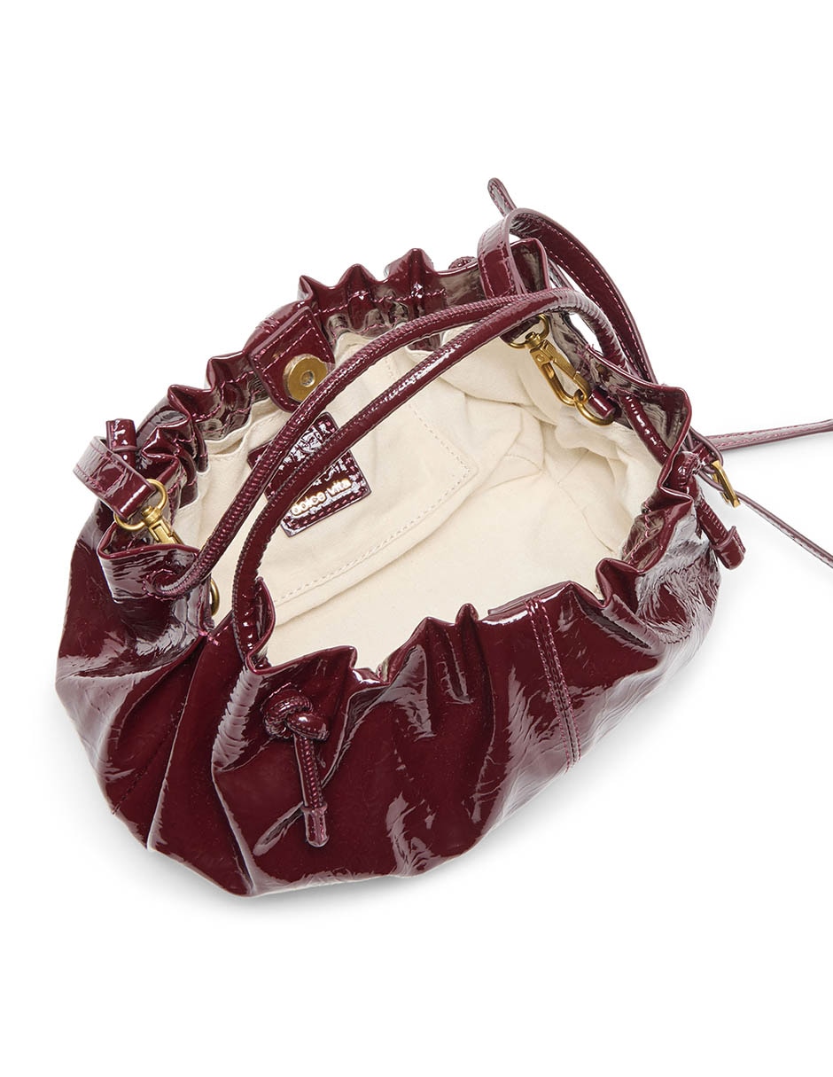 Bolsa crossbody Cocoa P de piel para mujer 4