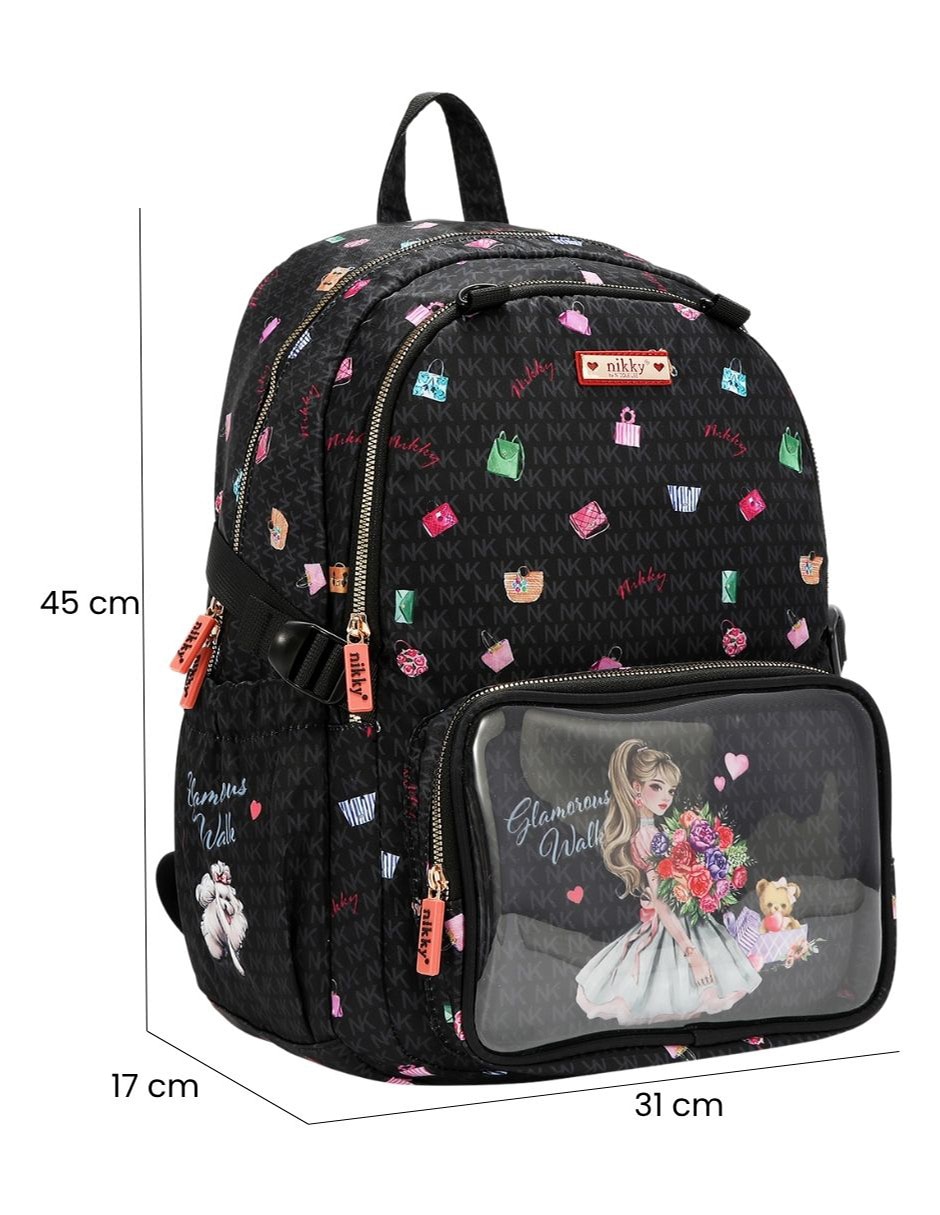 Mochila casual glamorous walk para mujer 7
