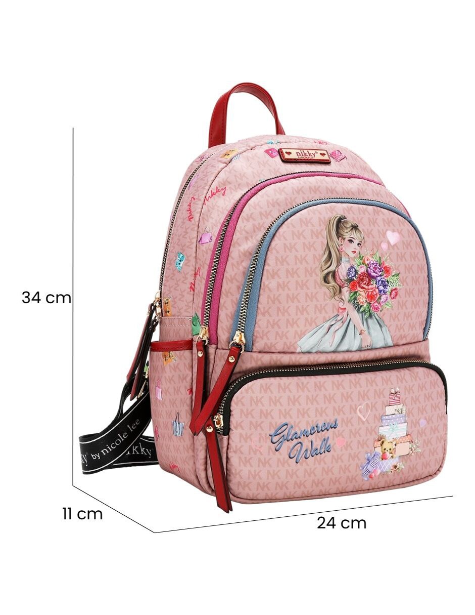 Mochila casual glamorous walk para mujer 7