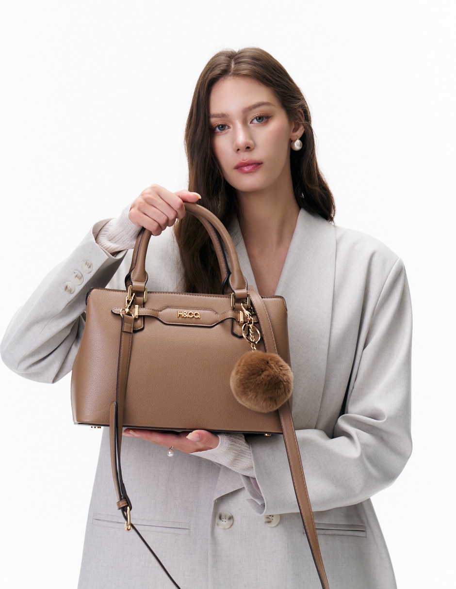 Bolsa satchel elle para mujer 5