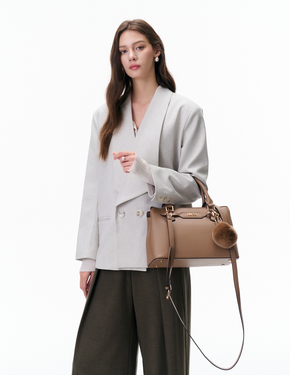 Bolsa satchel elle para mujer 6