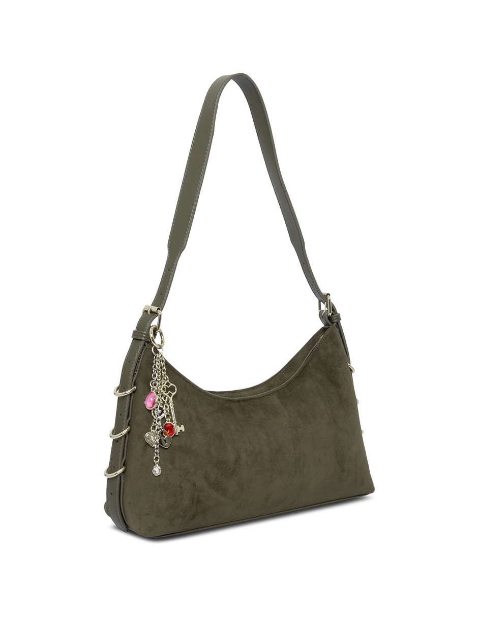 Bolsa shoulder Mg253156 de gamuza para mujer 2
