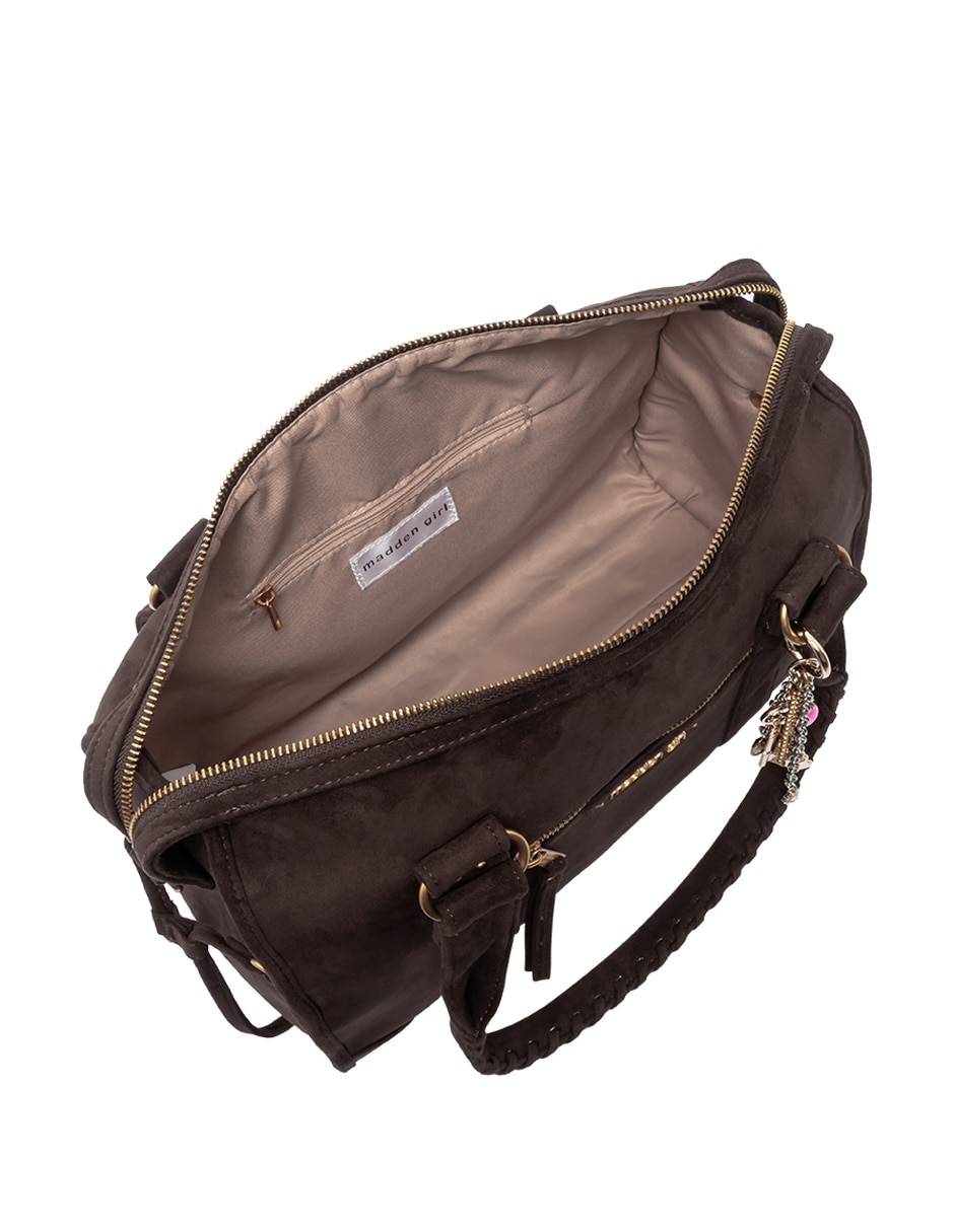 Bolsa satchel Mg262139 de gamuza para mujer 4