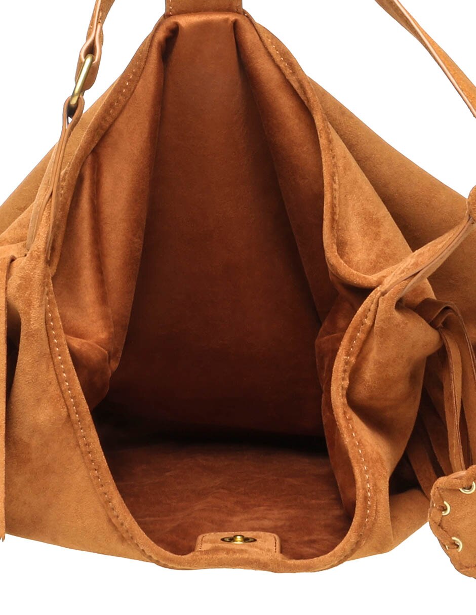 Bolsa hobo Mg261039 de gamuza para mujer 5