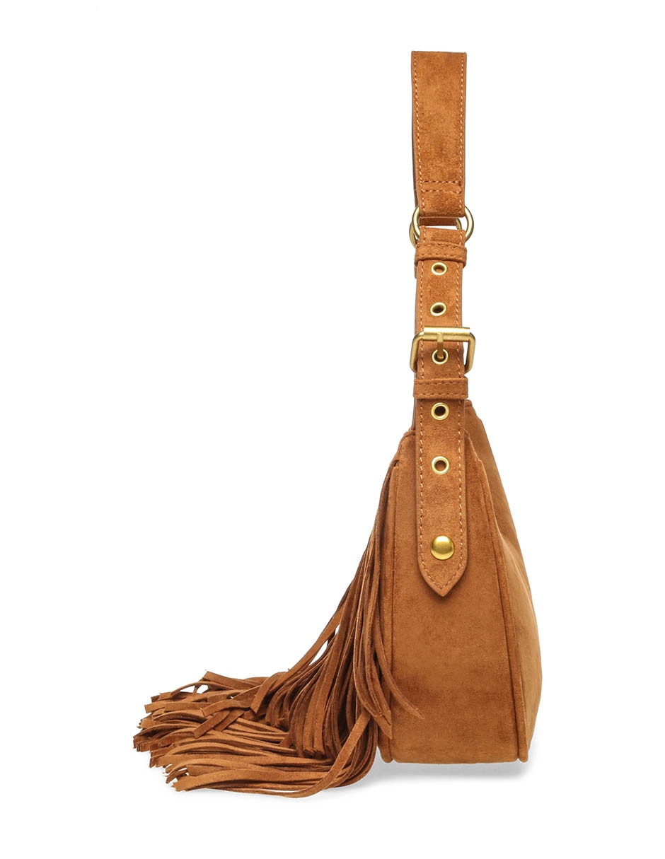 Bolsa shoulder Mg261057 de gamuza para mujer 4