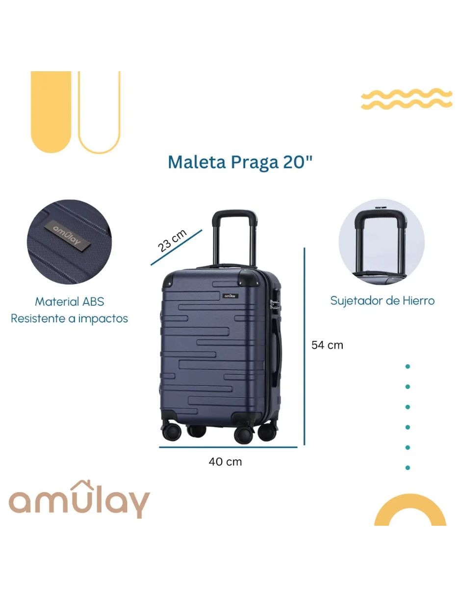 Maleta con ruedas carry on praga 7