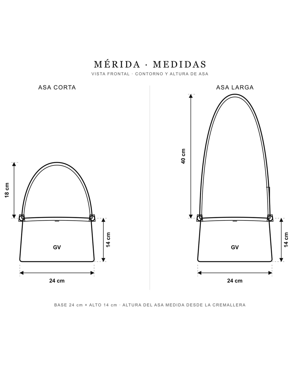 Bolsa crossbody mérida de piel para mujer 10