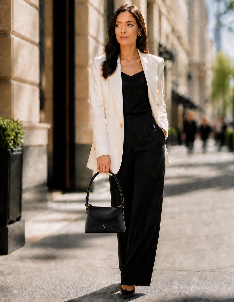 Bolsa crossbody mérida de piel para mujer 7