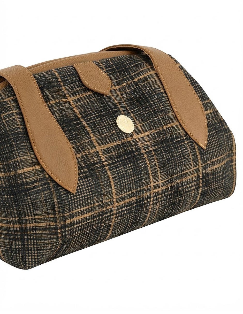 Bolsa bowler de piel para mujer 4