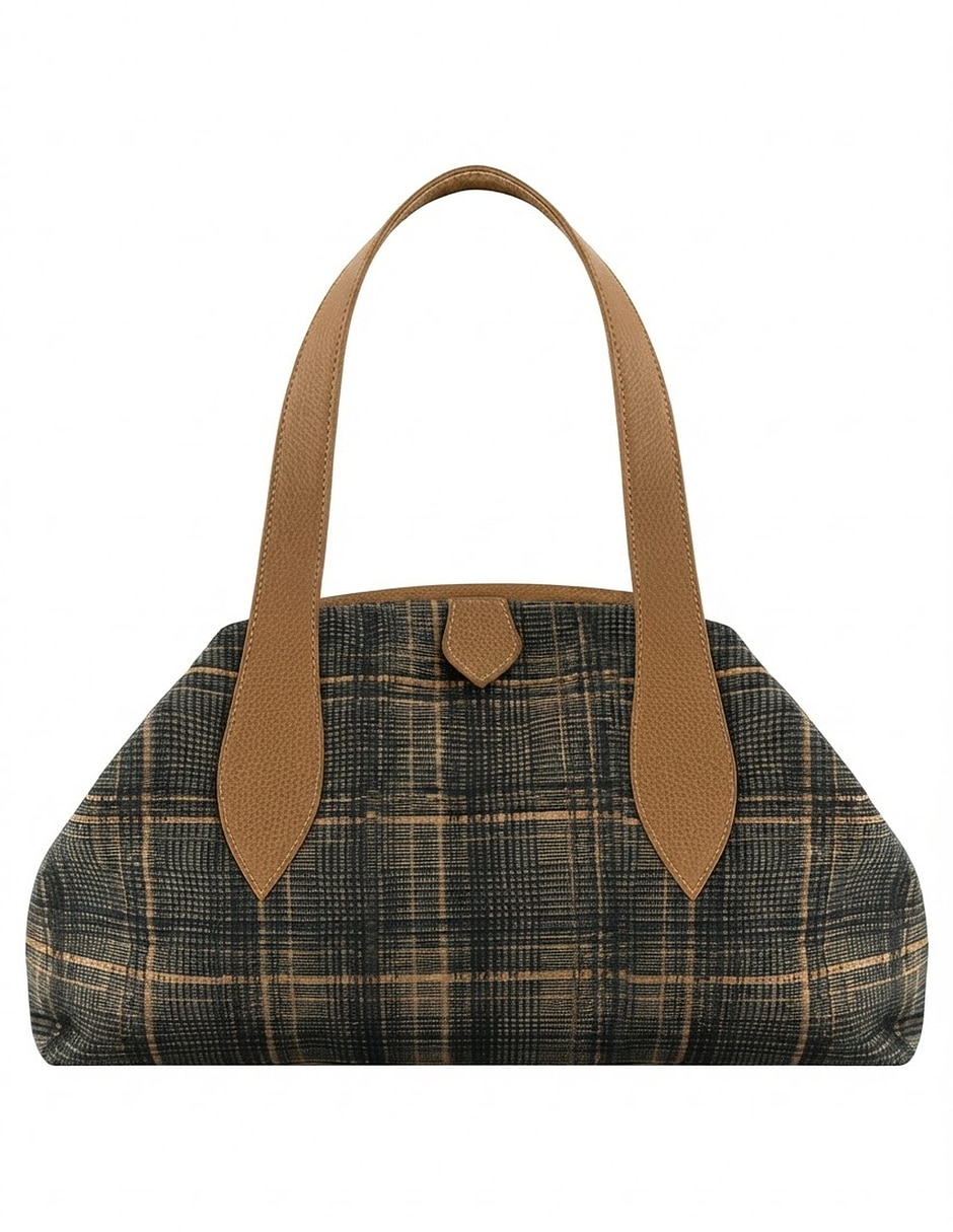 Bolsa bowler de piel para mujer 3
