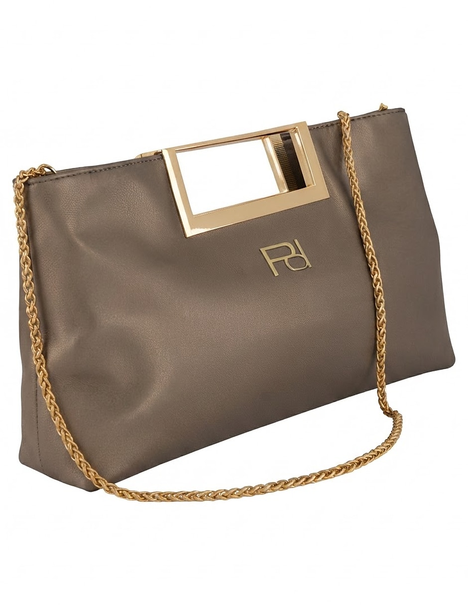 Bolsa clutch de piel para mujer 3