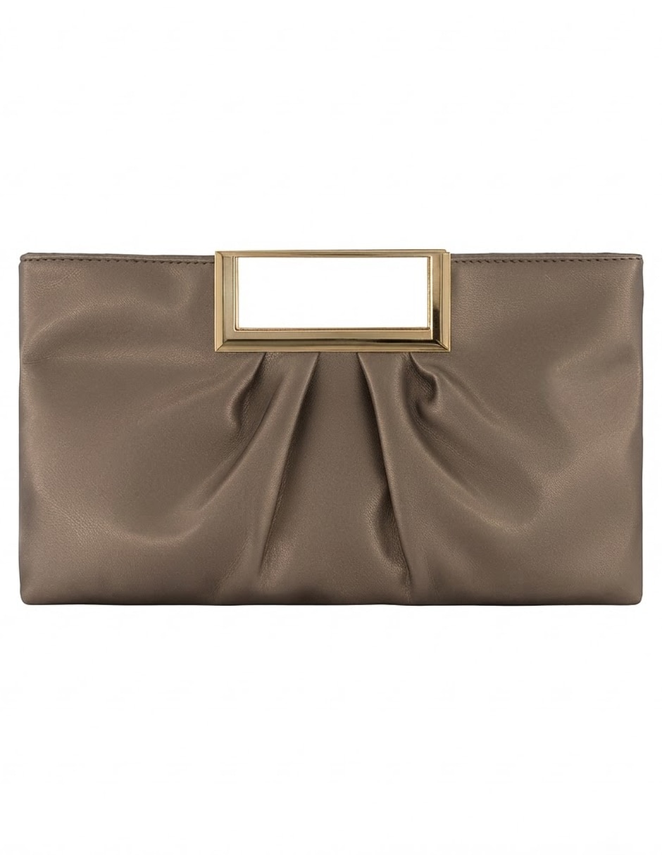 Bolsa clutch de piel para mujer 2