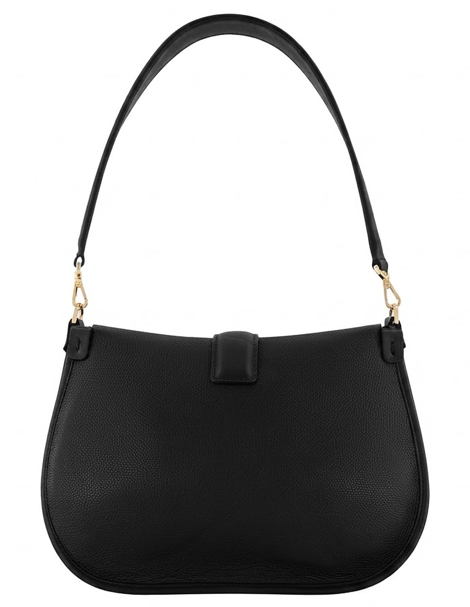 Bolsa satchel de piel para mujer