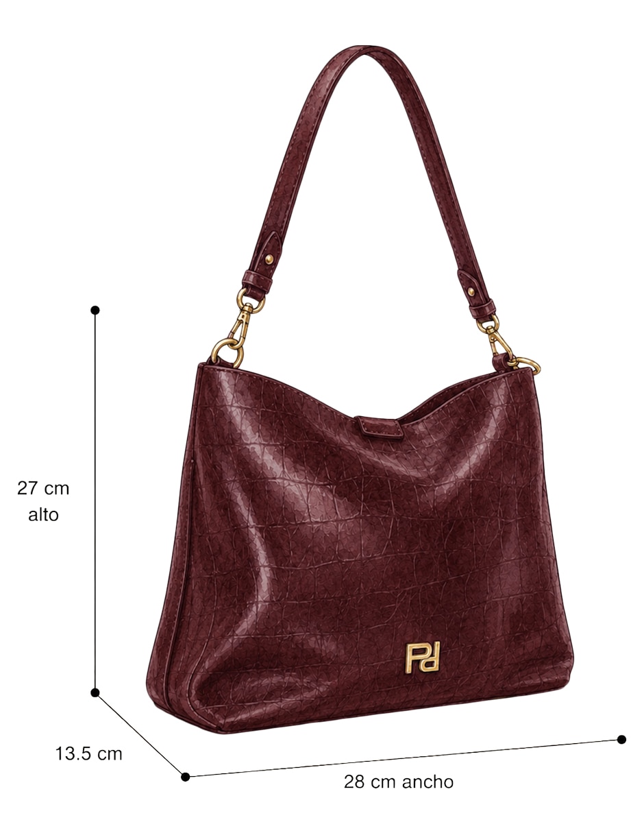 Bolsa shoulder de piel para mujer 6
