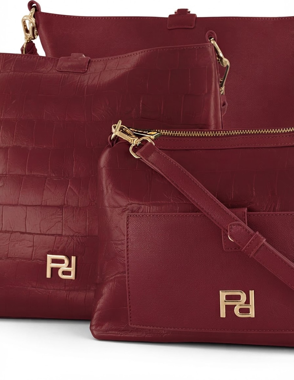Bolsa shoulder de piel para mujer 4