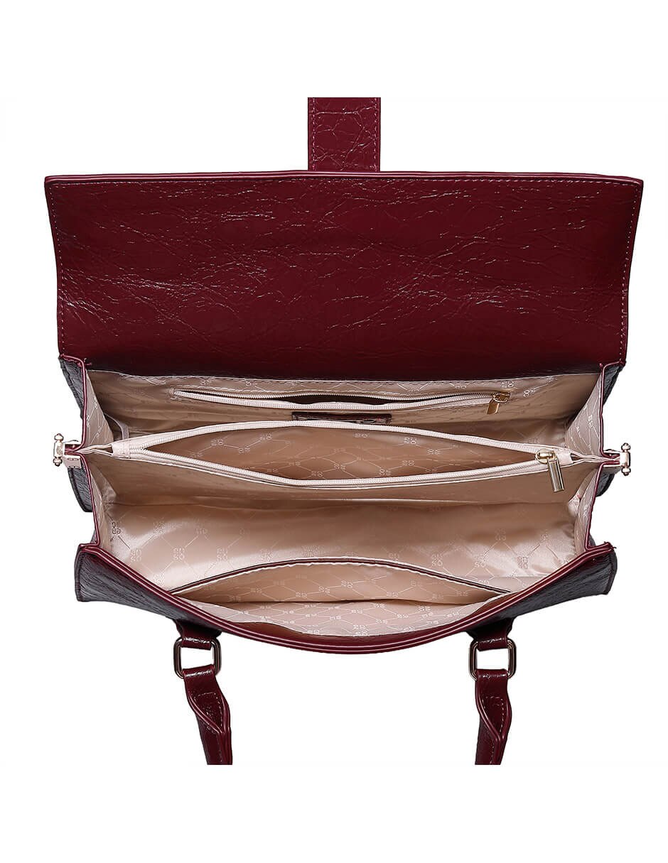 Set/Bolsa Satchel Este-Oeste No aplica de Poliuretano para (si aplica) Mujer 5