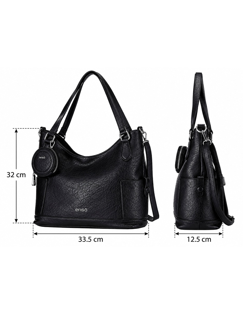 Set/Bolsa Hobo Bowling Suave No aplica de Poliuretano para (si aplica) Mujer 6