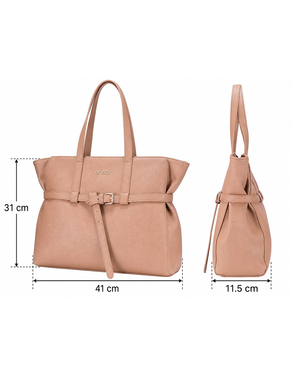 Set/Bolsa Tote Frunce Superior No aplica de Poliuretano para (si aplica) Mujer 6