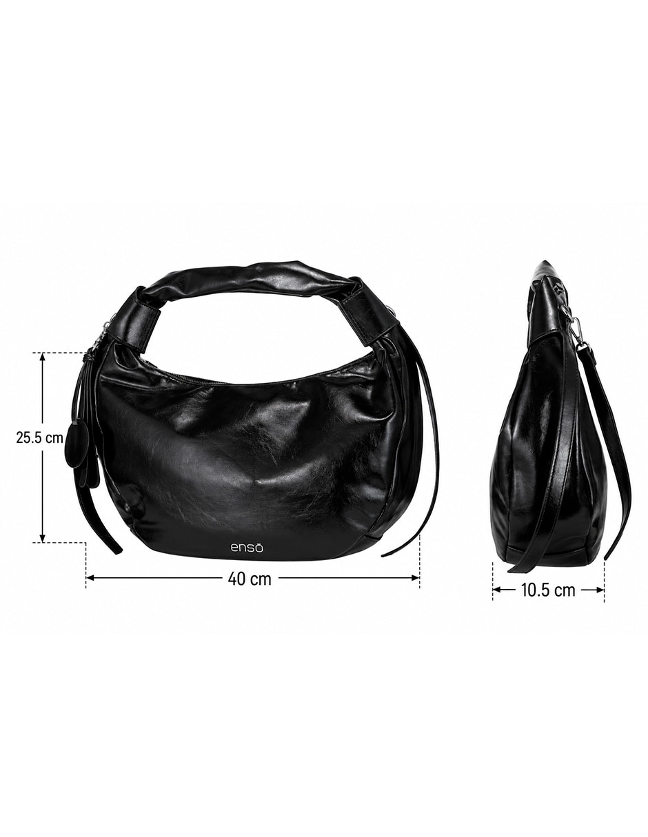 Bolsa hobo baguette ajustable para mujer 6