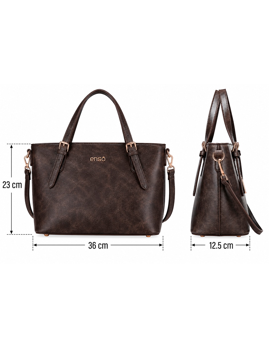 Set/Bolsa Tote Geometría Urbana No aplica de Poliuretano para (si aplica) Mujer 6