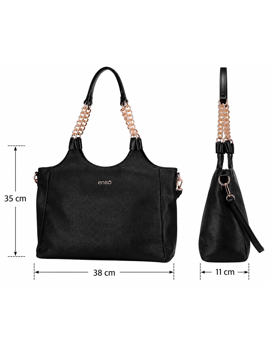 Set/Bolsa Tote Trenza Urbana No aplica de Poliuretano para (si aplica) Mujer 6
