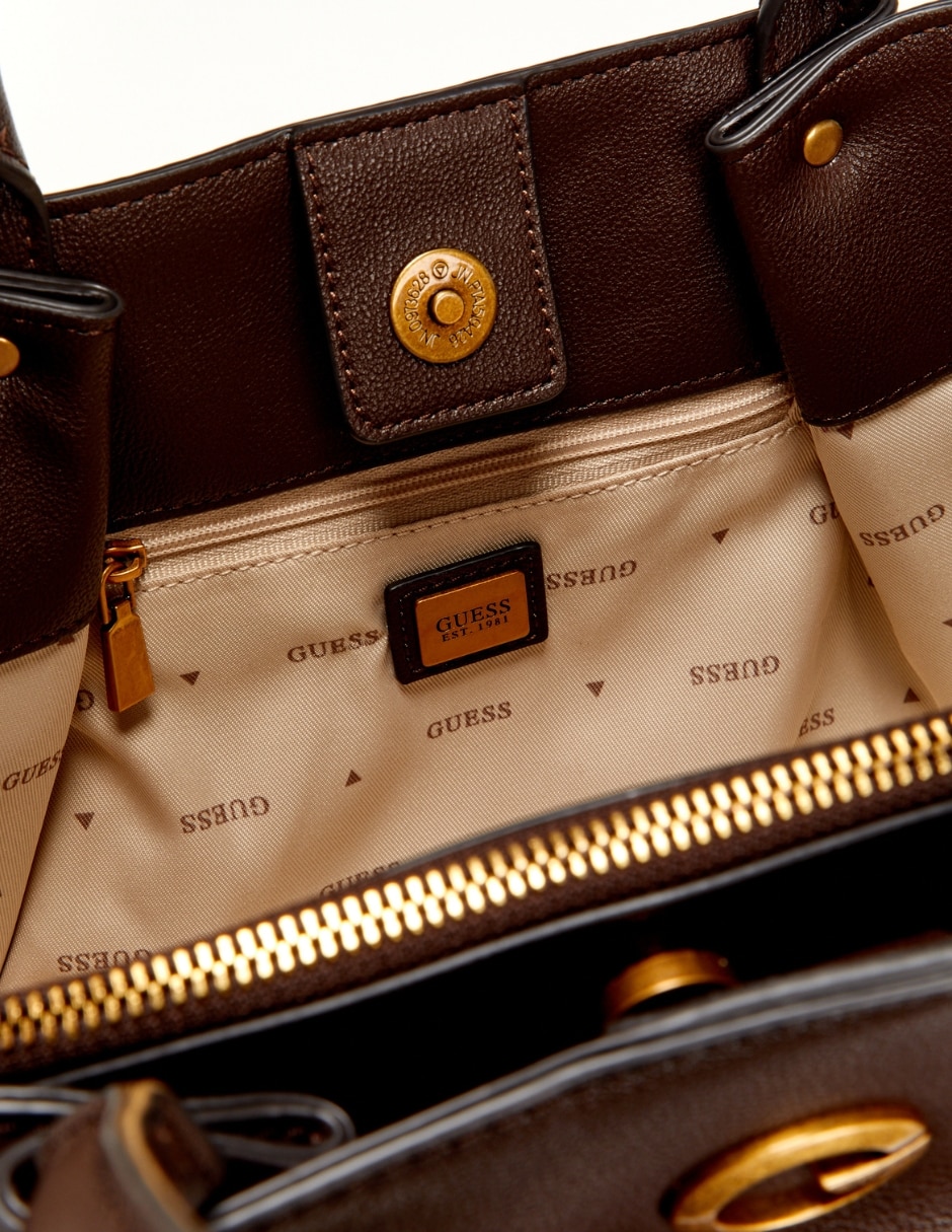 Set/Bolsa Satchel ALLEGRA Guess de Poliuretano para (si aplica) Mujer 4