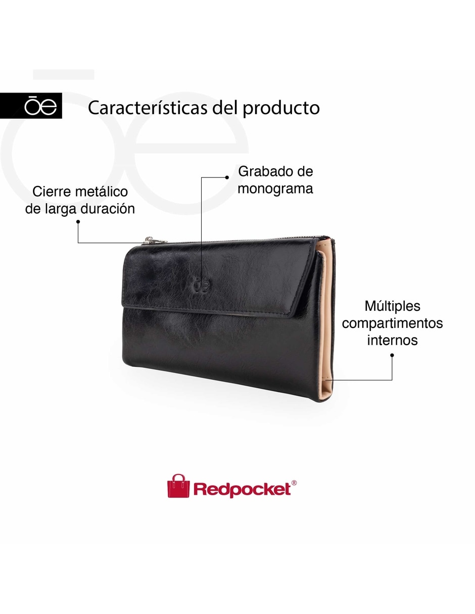 Cartera marwa lisa para mujer 7