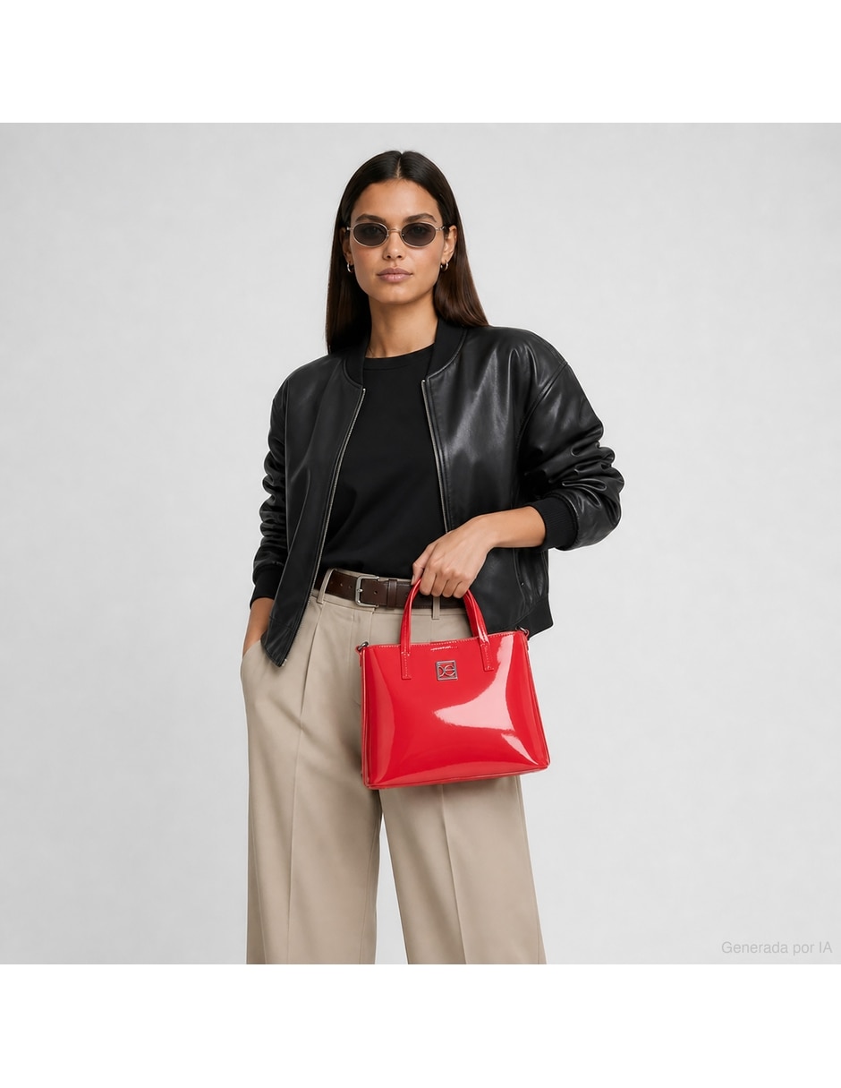 Bolsa satchel yarar lisa para mujer