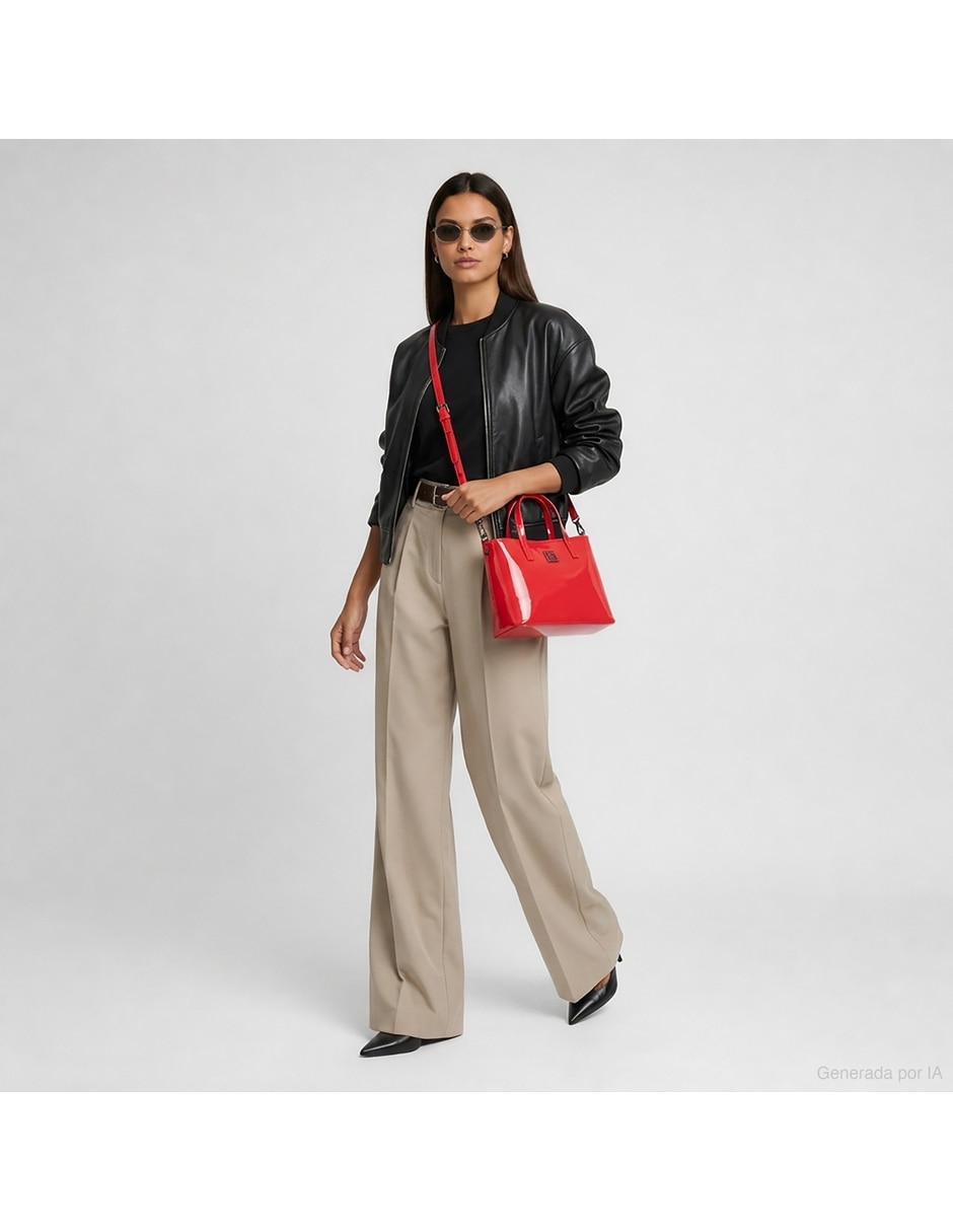 Bolsa satchel yarar lisa para mujer 2