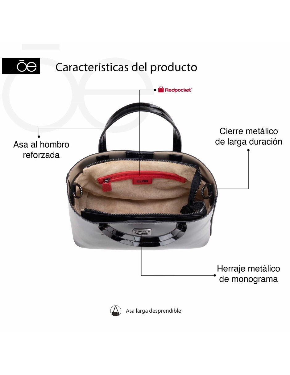 Bolsa satchel yarar lisa para mujer 8