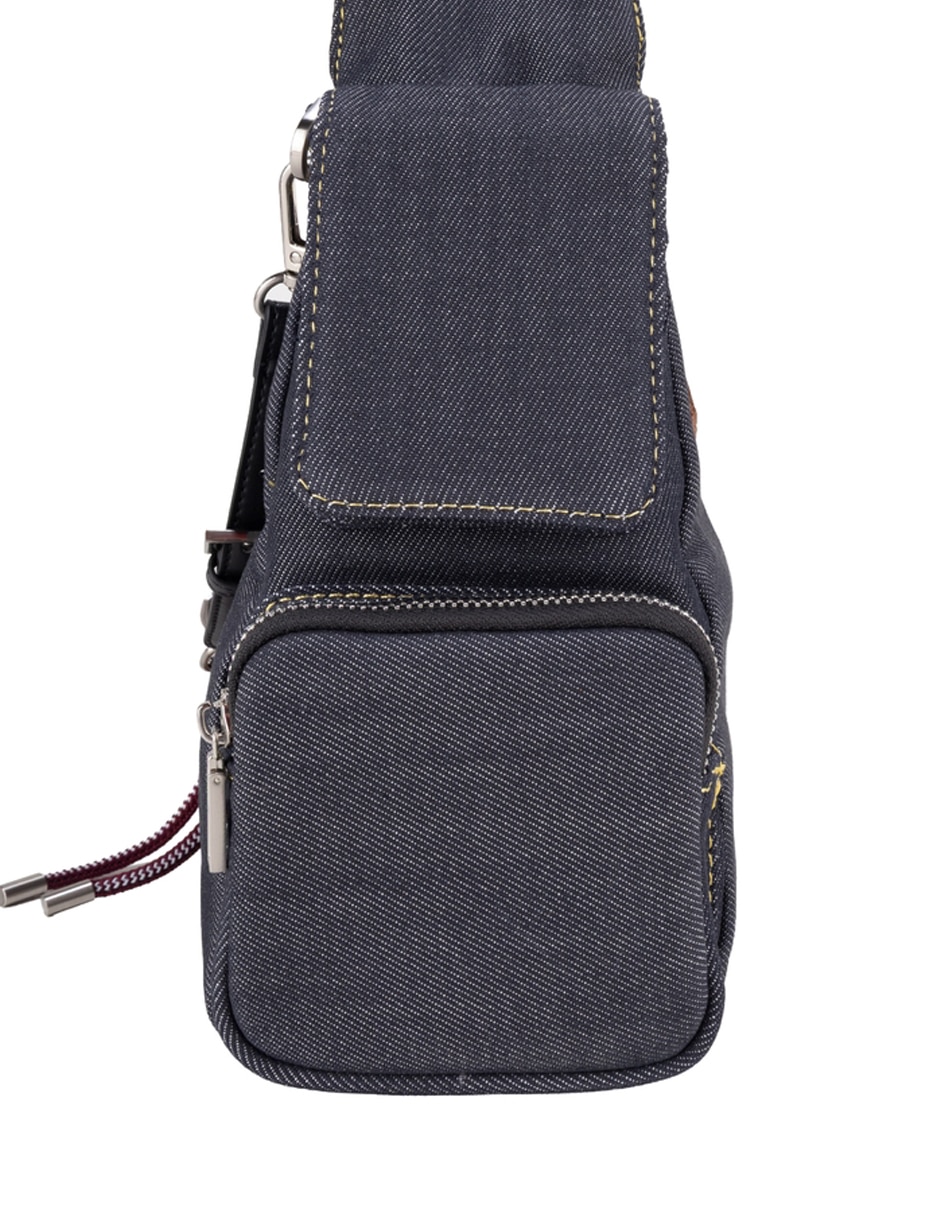 Bolsa hobo lina lisa de mezclilla para mujer 8