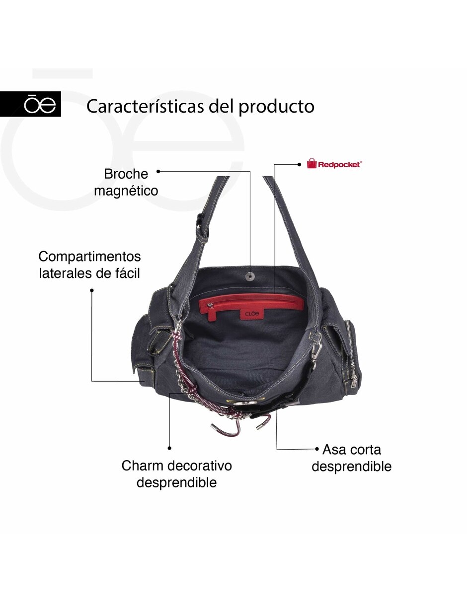 Bolsa hobo lina lisa de mezclilla para mujer 10
