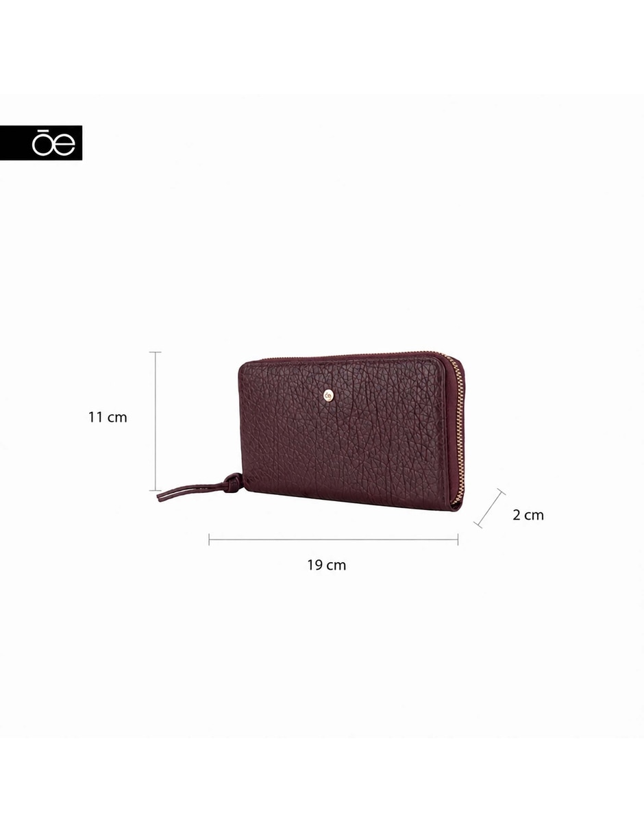 Cartera salmat lisa para mujer 8