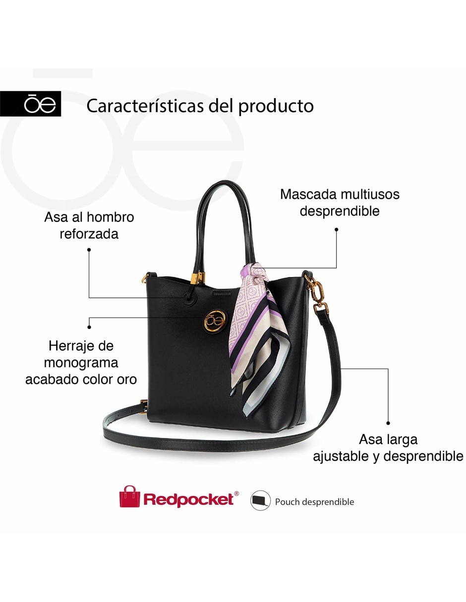 Bolsa tote adaixy ii de piel para mujer 3