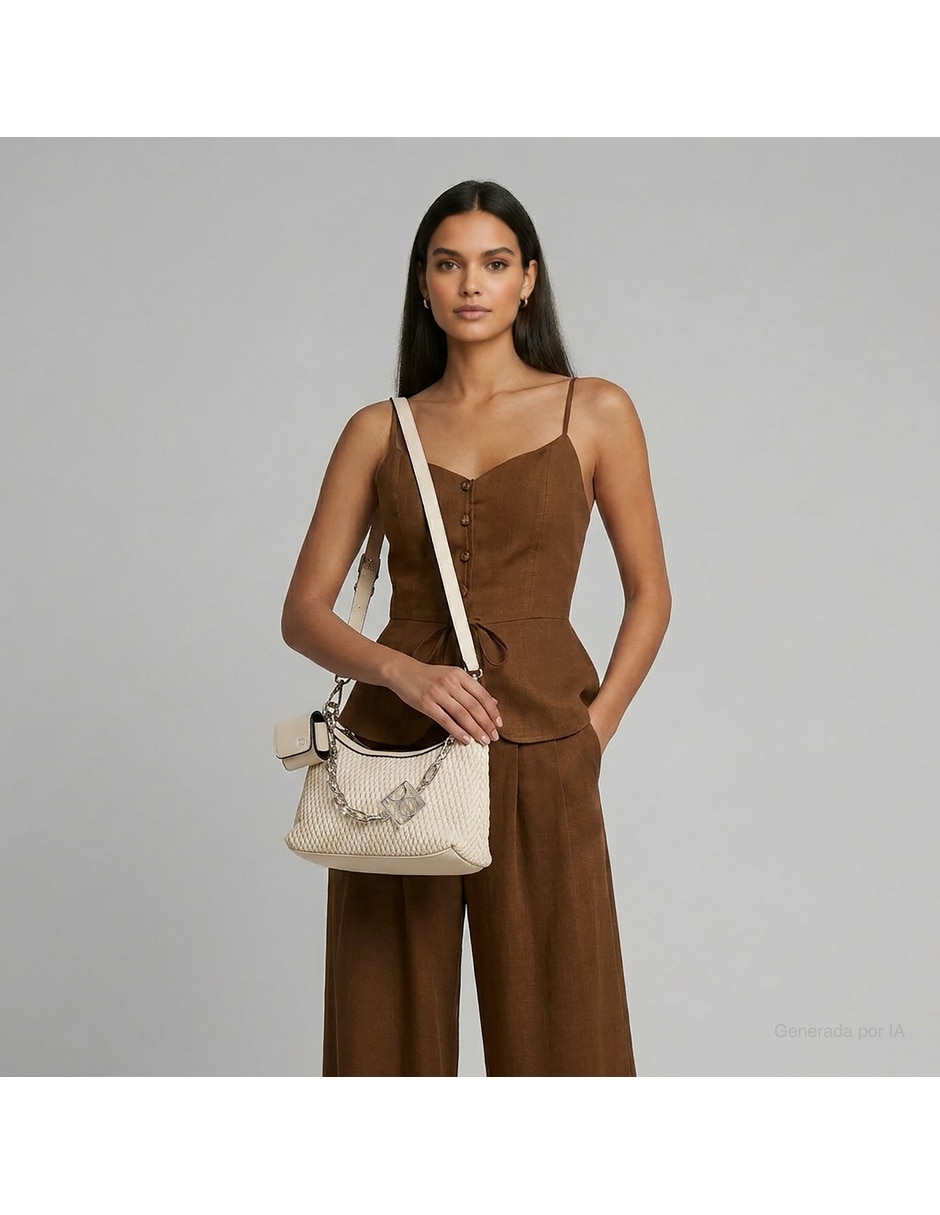 Bolsa hobo raferi ii de piel para mujer 3