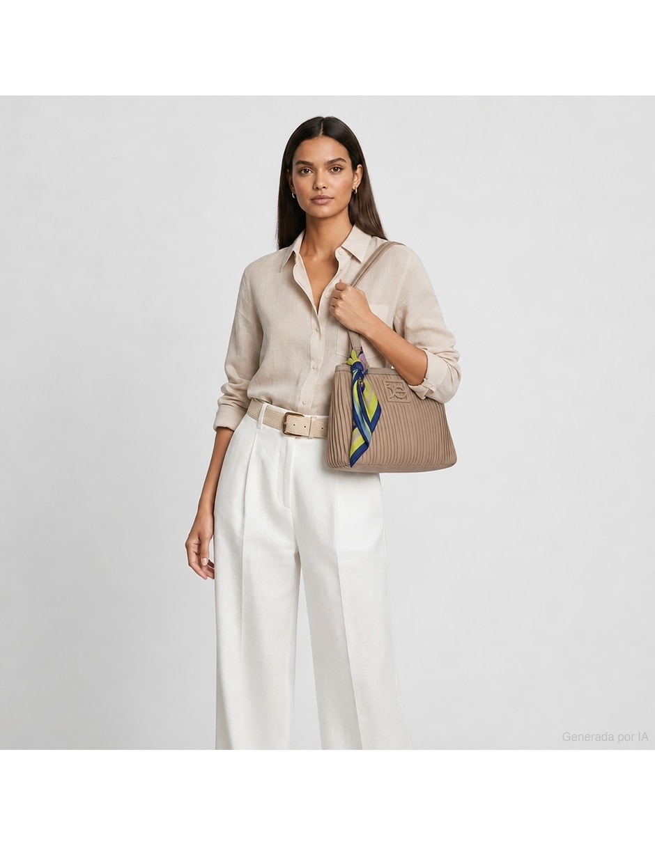 Bolsa satchel banyla i de piel para mujer 1