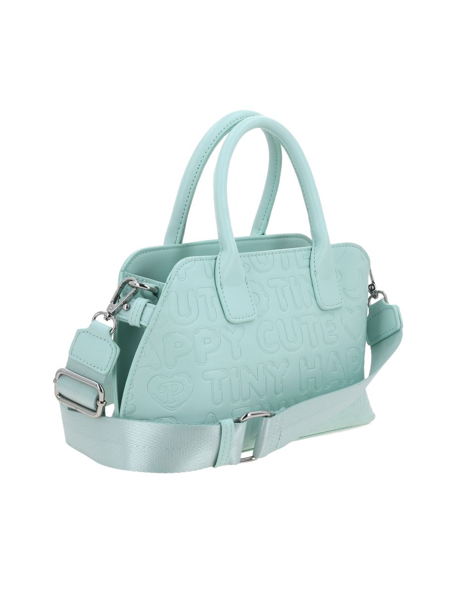 Bolsa satchel dove polly pocket para mujer 2
