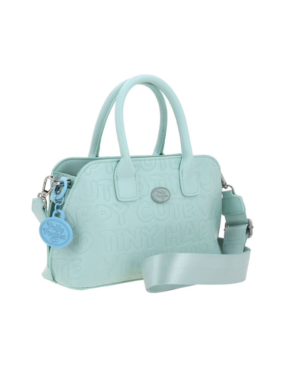 Bolsa satchel dove polly pocket para mujer 5