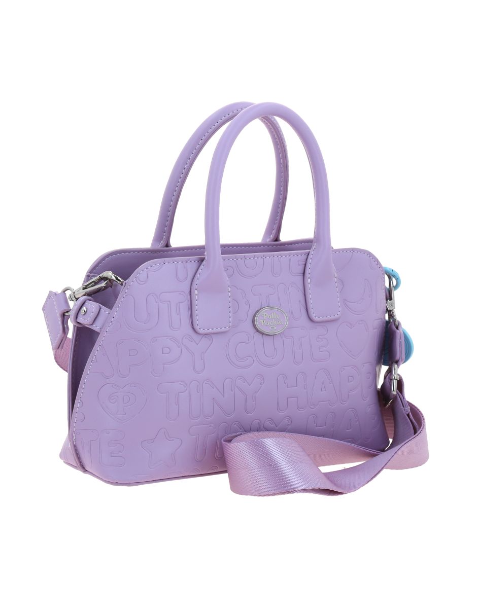 Bolsa satchel dove polly pocket para mujer 2