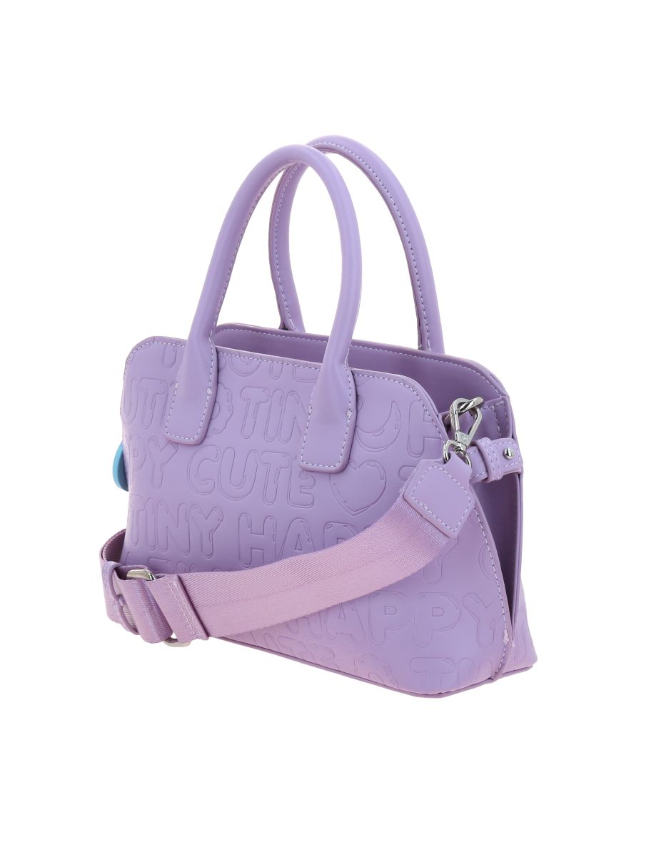 Bolsa satchel dove polly pocket para mujer 9