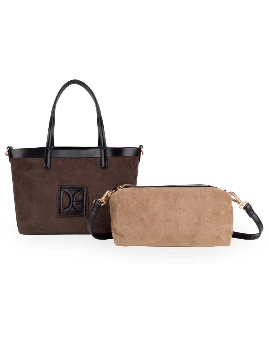 Bolsa tote leen lisa de piel para mujer