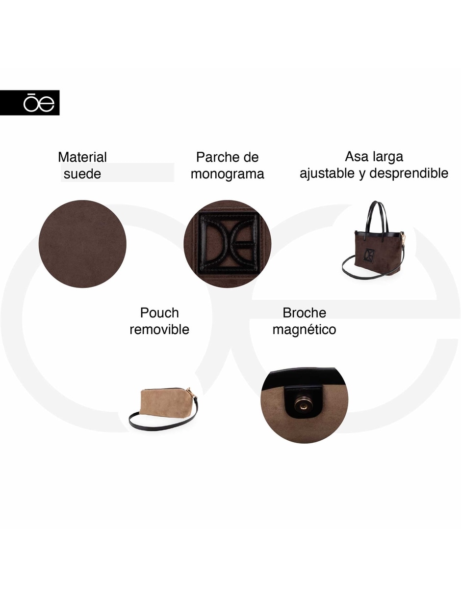 Bolsa tote leen lisa de piel para mujer 10