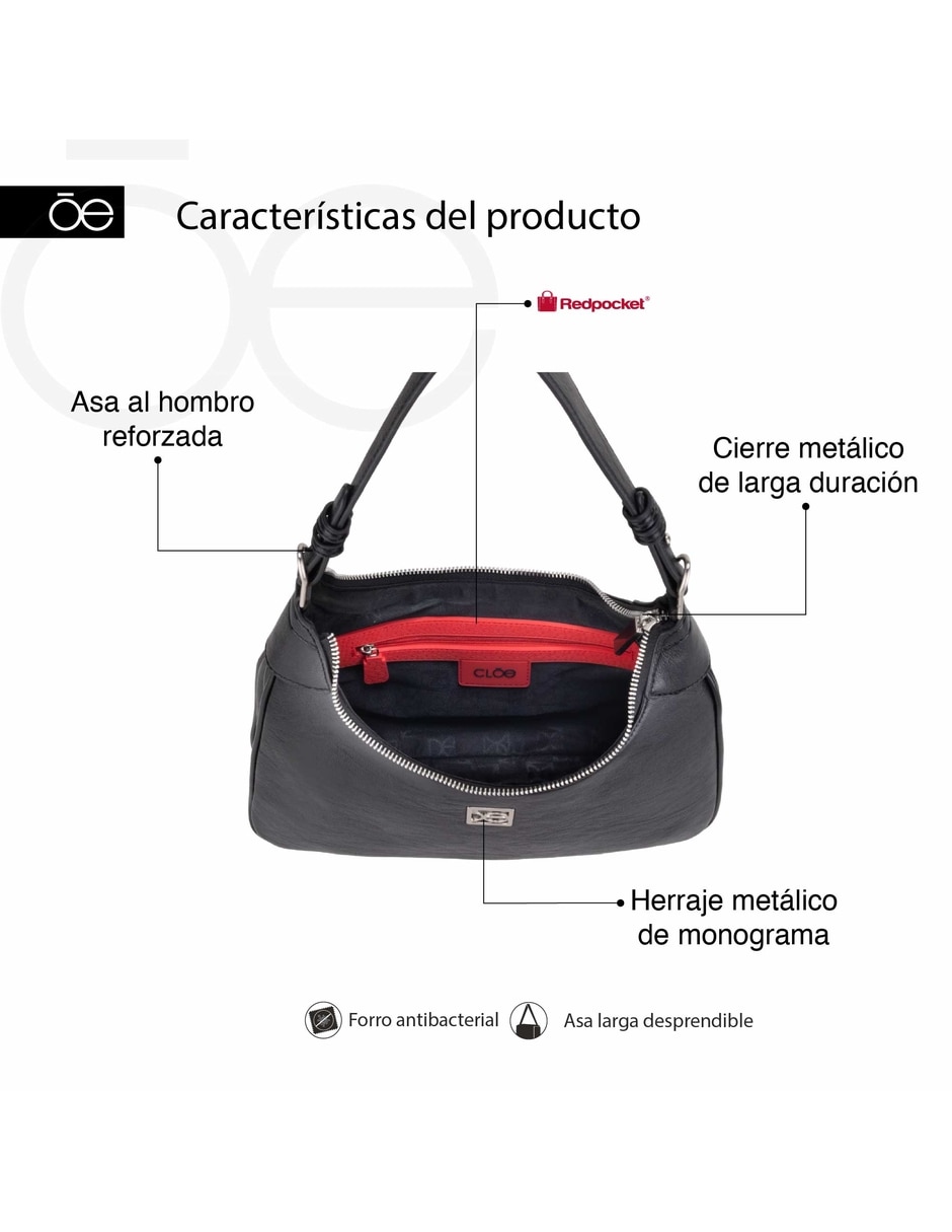 Bolsa hobo jana lisa de piel para mujer 8