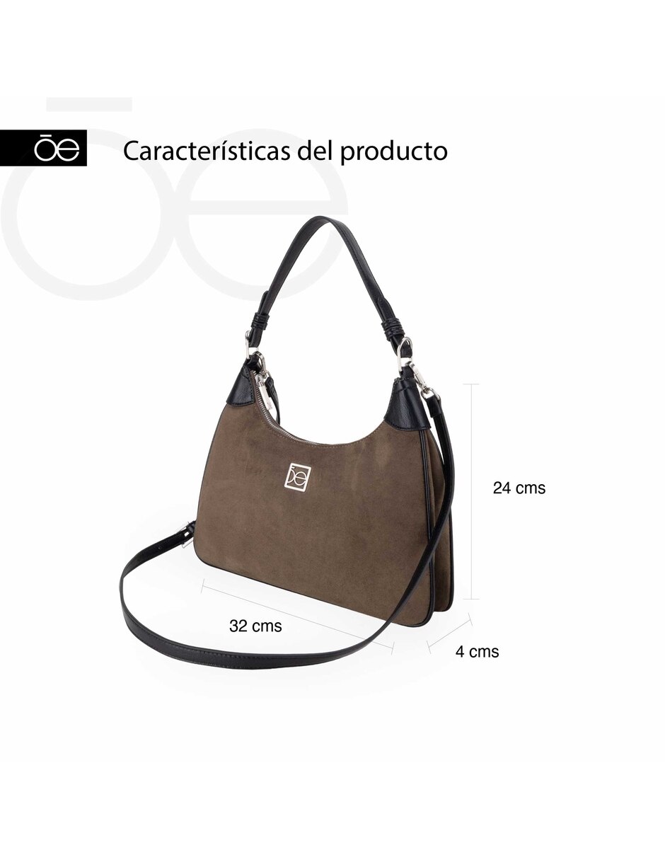 Bolsa hobo jana lisa de piel para mujer 10