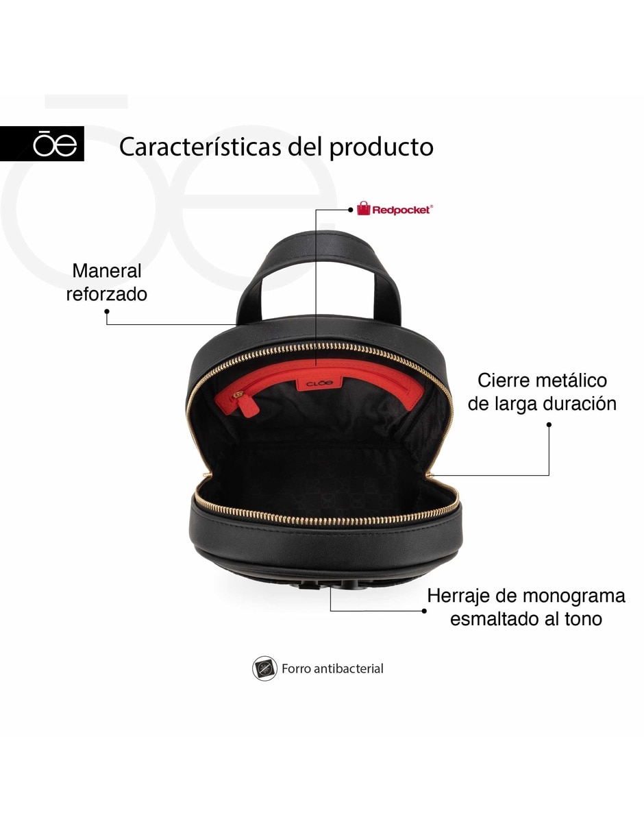 Backpack hyhne i de piel para mujer 6