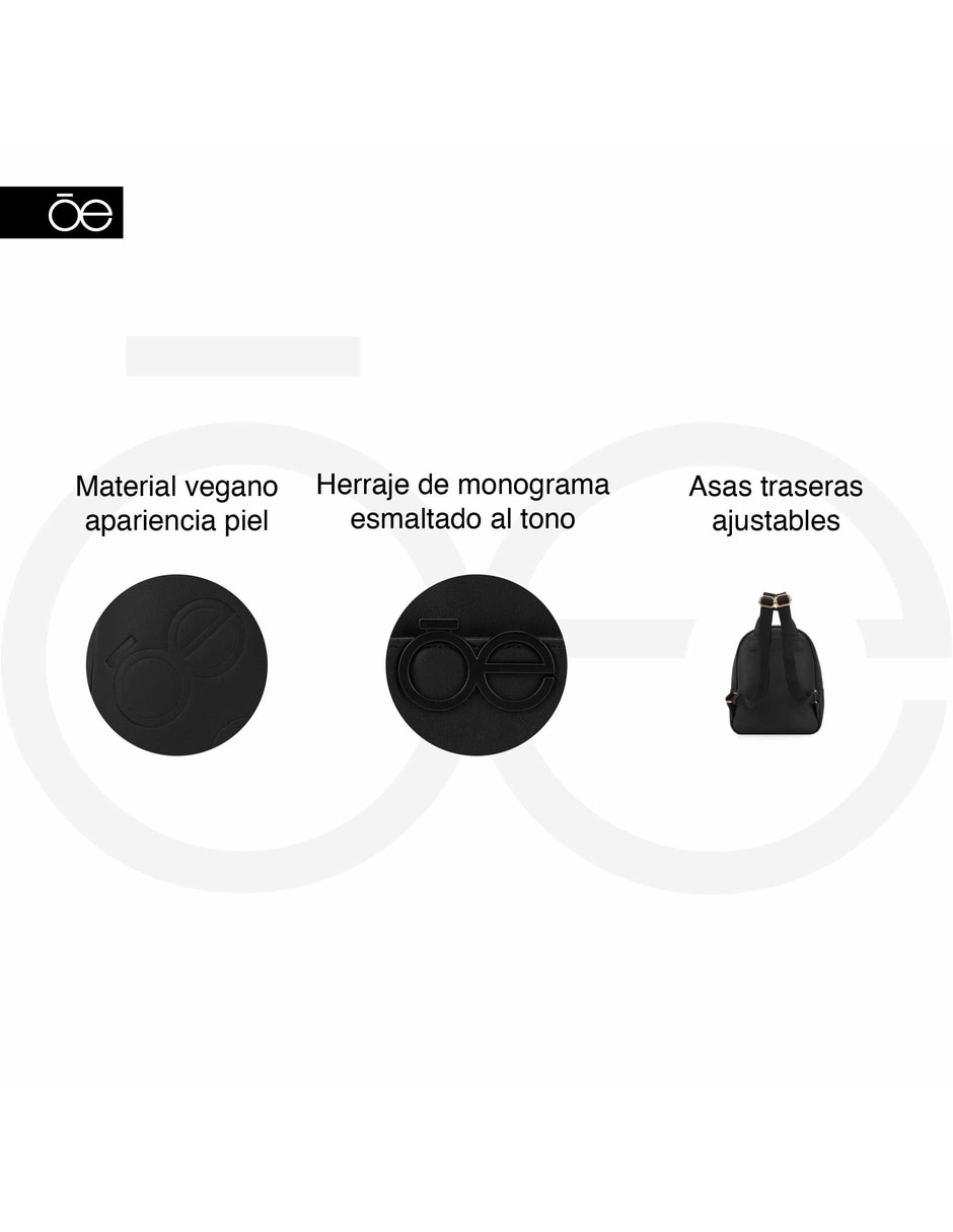 Backpack hyhne i de piel para mujer 7