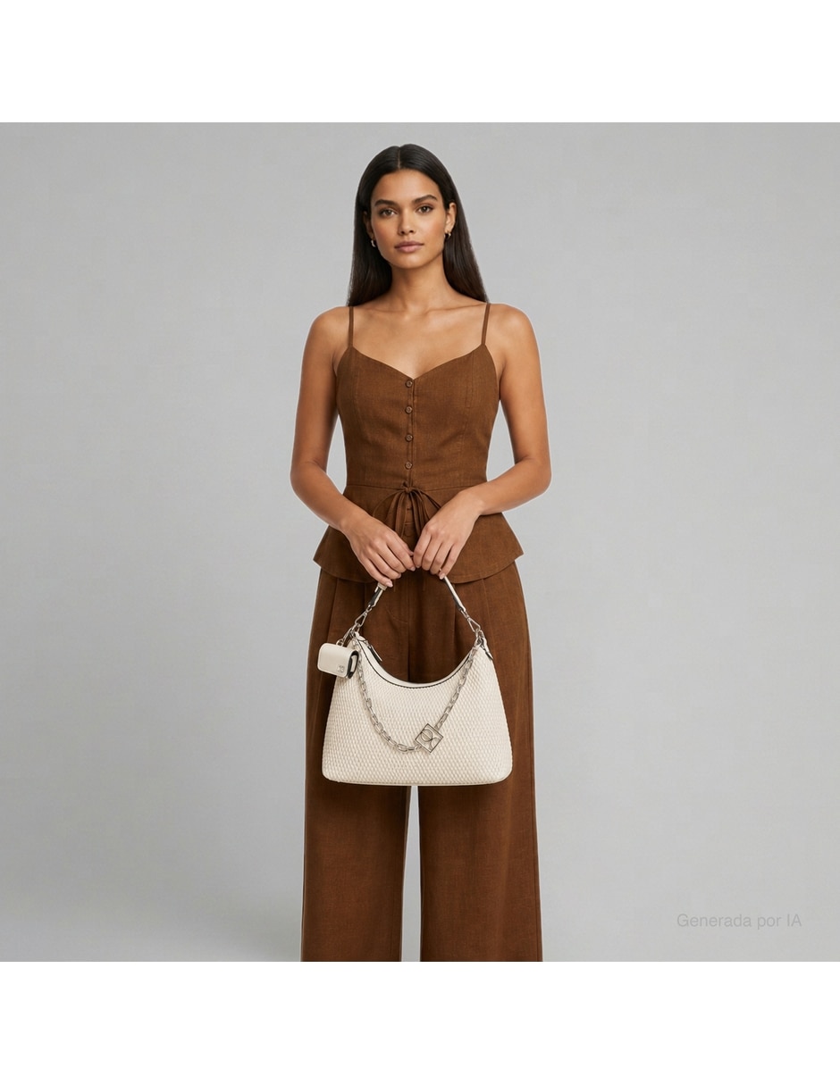 Bolsa hobo raferi ii de piel para mujer